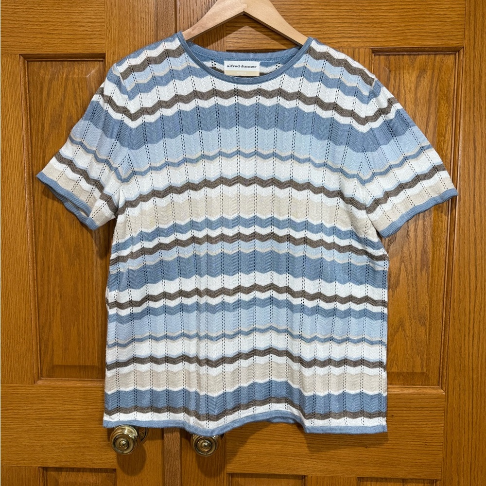 Alfred Dunner Women’s XL Striped Knit Sweater